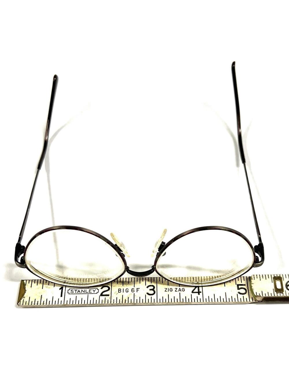 Tiara Eyeglasses Mod-714 DBU 53-16-140 FRAMES ONLY Metal Made In Japan - Picture 14 of 15